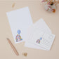 Baby Unicorn Children's Letter Writing Set With Postcards