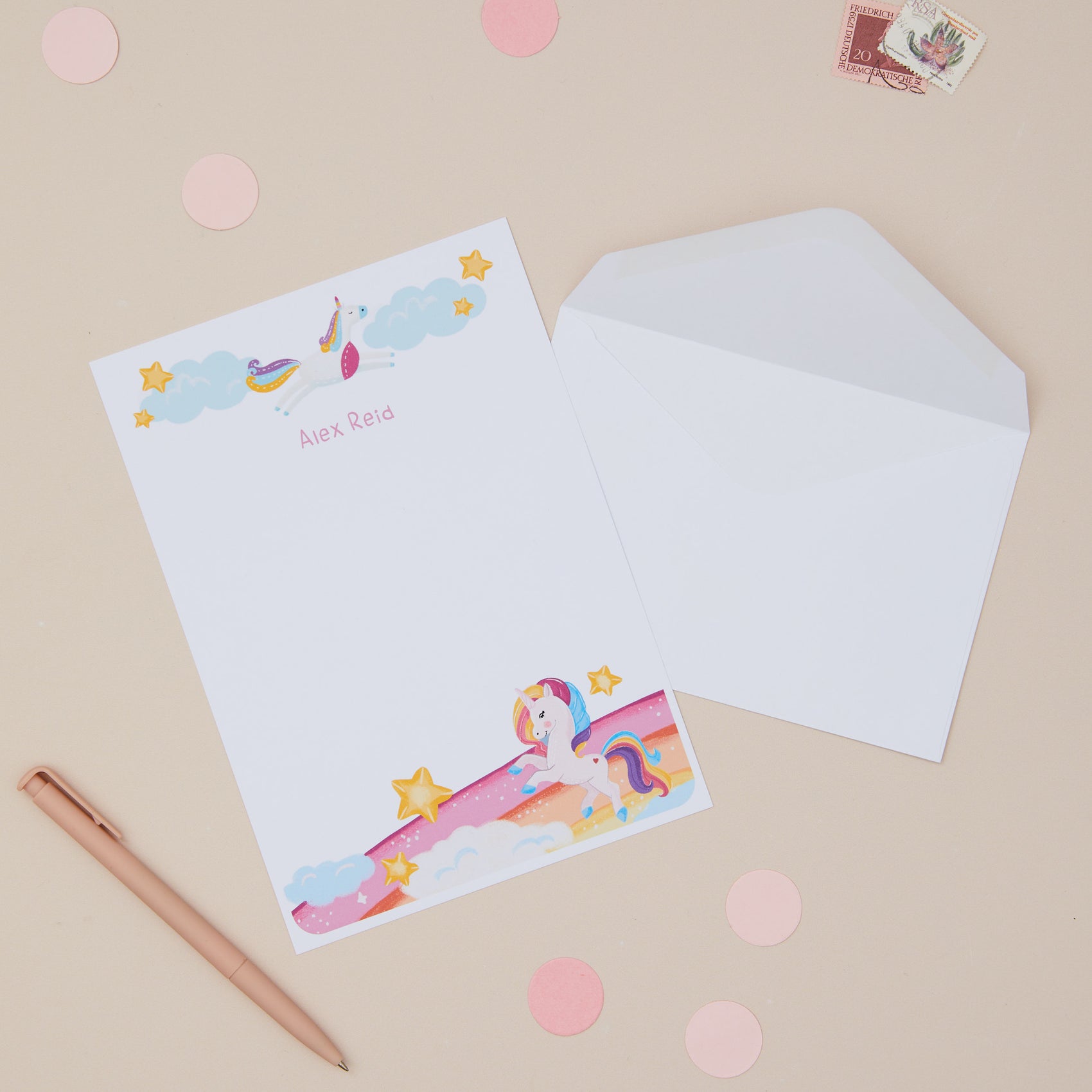 Unicorn Children's Letter Writing Set image 0