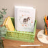 A5 Zebra Handmade Wirebound Notebook. A handmade notebook with a zebra design on the cover, titled &