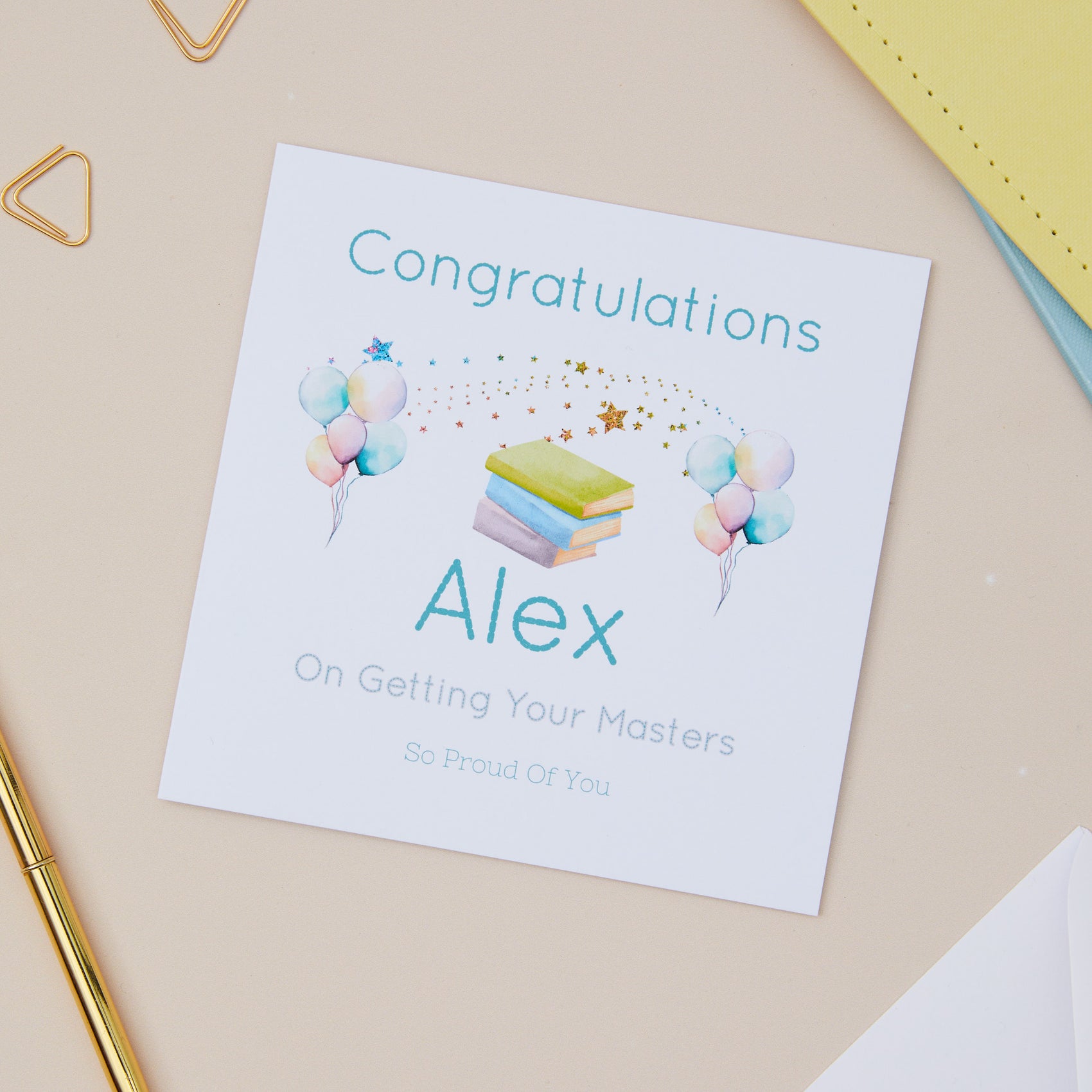 Masters Congratulations Card - Sjstationery