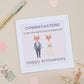 Dad & Stepmum Anniversary Card - Sjstationery