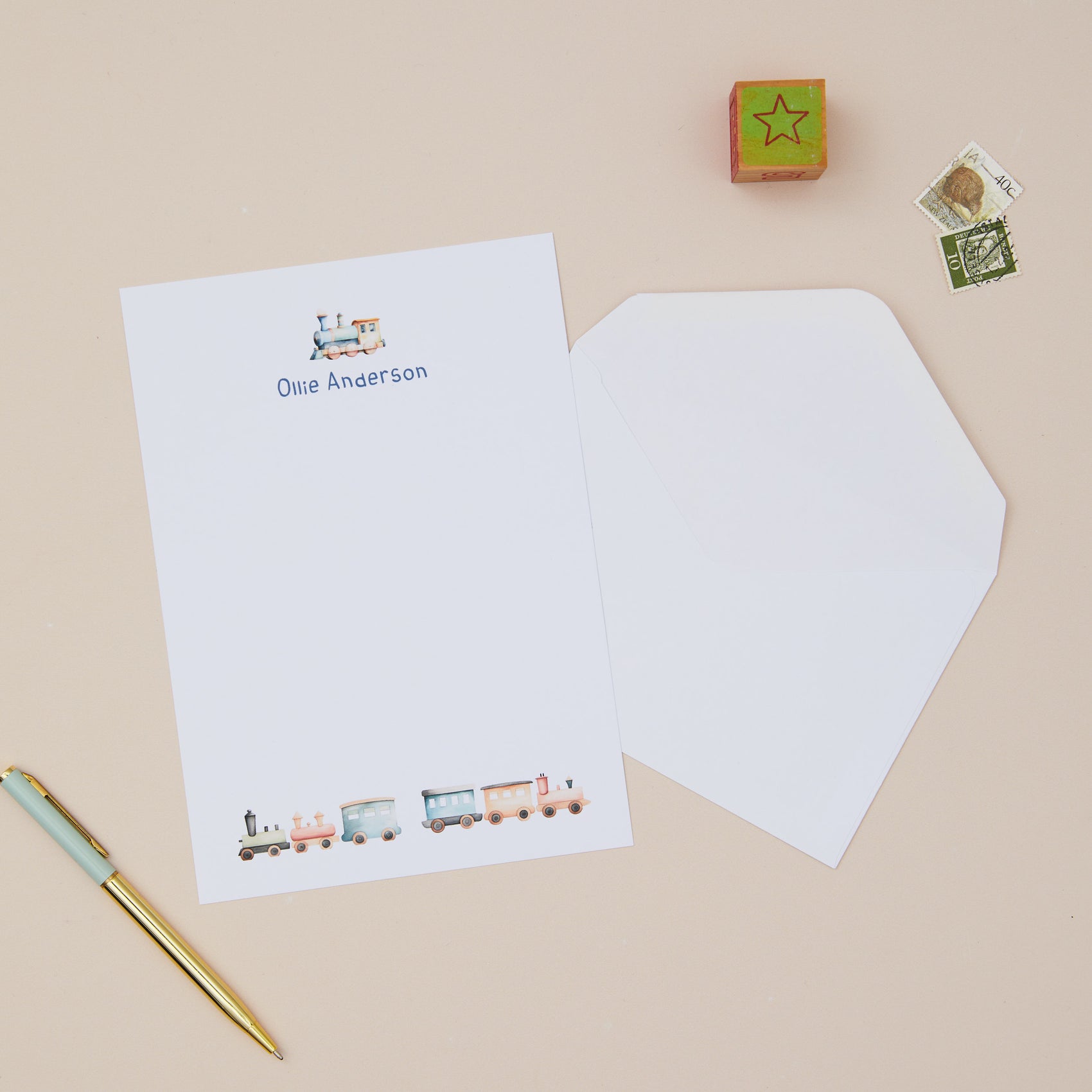 Personalised Letter Writing Stationery Set - Sjstationery