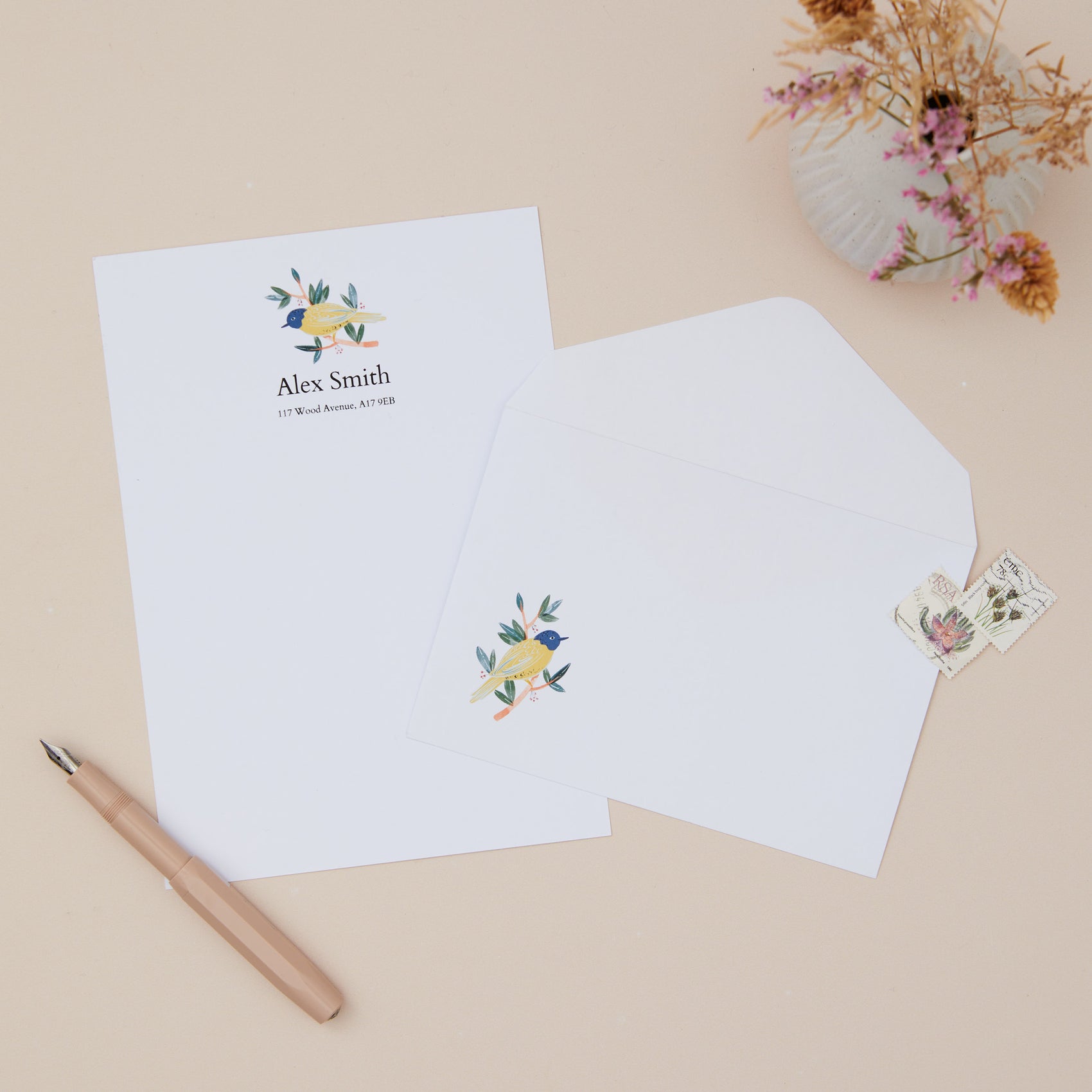 Personalised Letter Writing Paper Stationery Set - Sjstationery