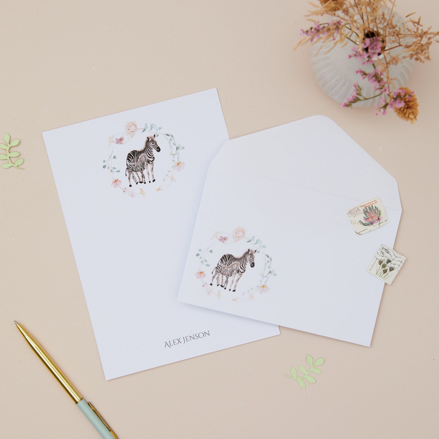 Personalised Letter Writing Stationery Set - Sjstationery