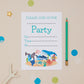 Children's Sealife Birthday Party Invitations