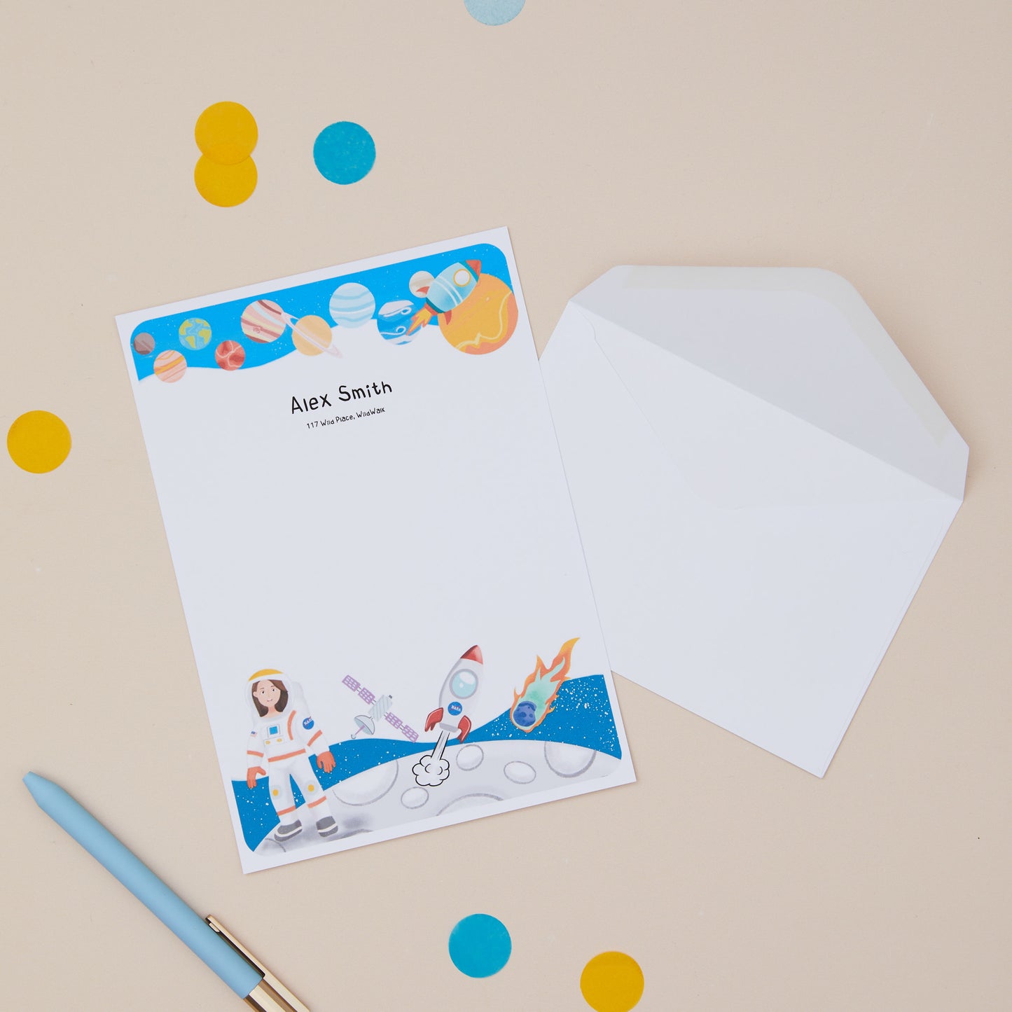 Personalised Letter Writing Stationery Set - Sjstationery