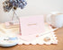 Letterpress Pink Thank You So Much Greeting Card. Pink card with &