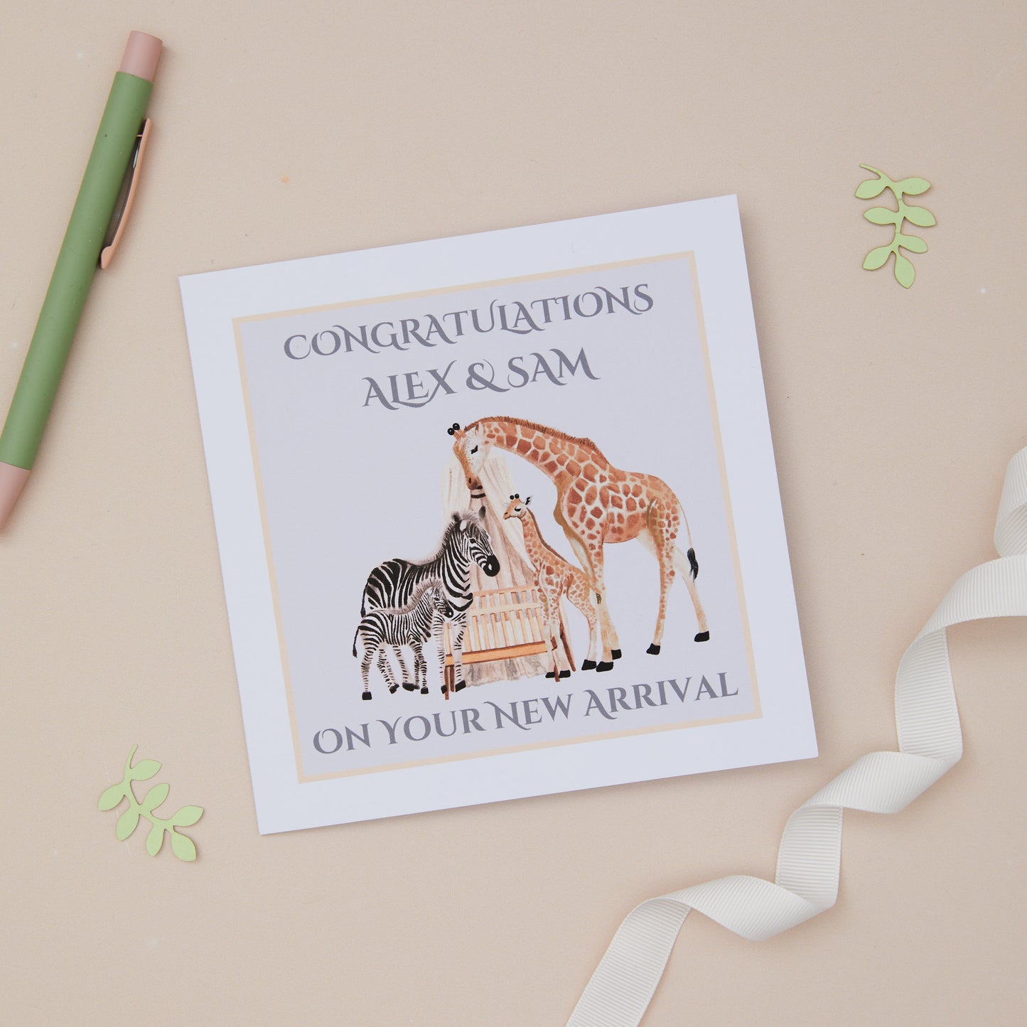 New Baby Congratulations Card - Sjstationery