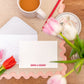 Letterpress Hugs & Kisses Friendship & Romance Notelet