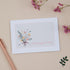 A floral sympathy card with a pastel-colored floral bouquet and the text &