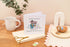 Happy Anniversary Card - Whimsical Mr & Mrs Mouse Card featuring a cartoon mr and mrs mouse dressed for their wedding day
