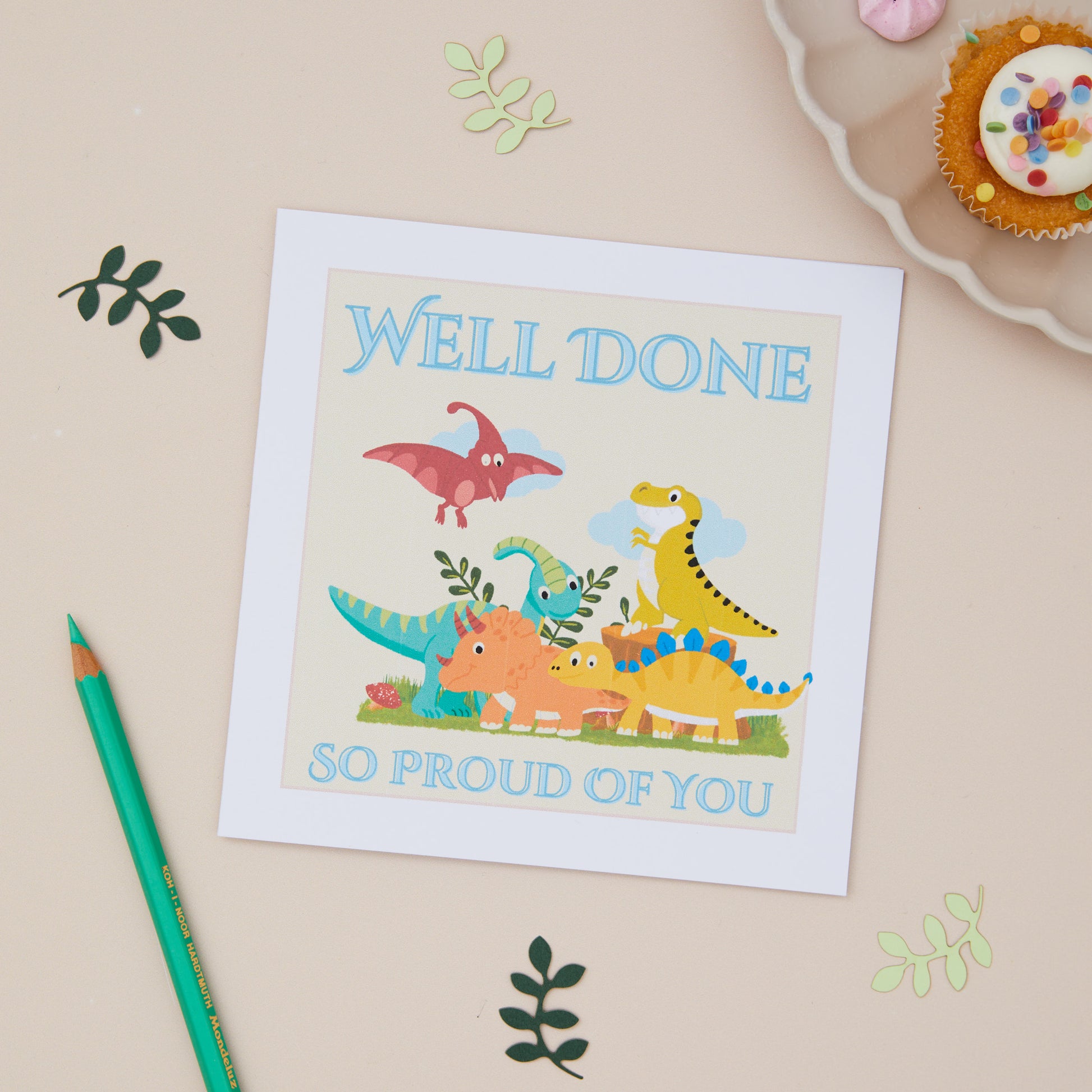 Children's Well Done Dinosaur Greeting Card image 0